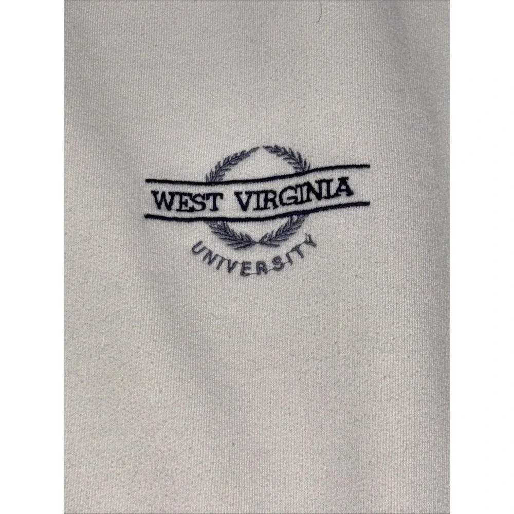 90s Vintage West Virginia University WVU Turtleneck Sweatshirt Gear For Sports L